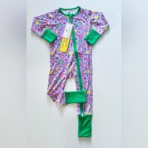 Cousins Bamboo Pickleball Print Convertible Zippy